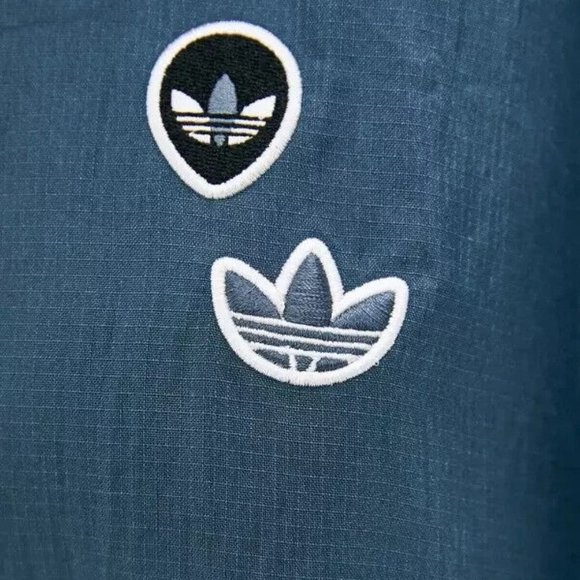 Adidas Originals Three Stripes Long Windbreaker Jacket - Picture 6 of 11